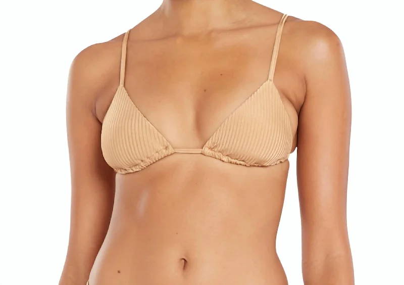 Timeless Women's Outfit Sol Bikini Top In Affogato