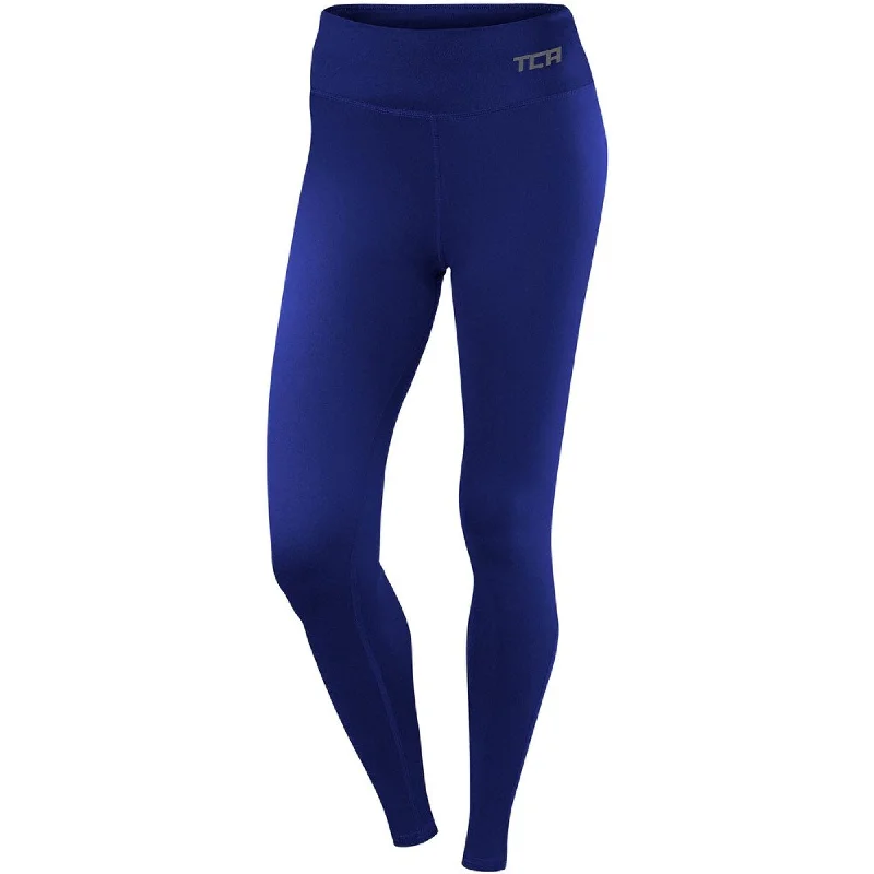 Best Clearance Sales Right Now TCA Pro Performance Supreme High Waist Womens Long Running Tights - Blue