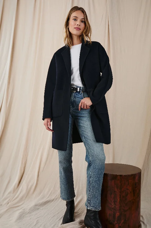 Women's Vacation Outfit EVEREST COAT - NAVY