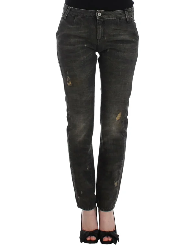 Women's Transitional Outfit Costume National  distressed Women's jeans