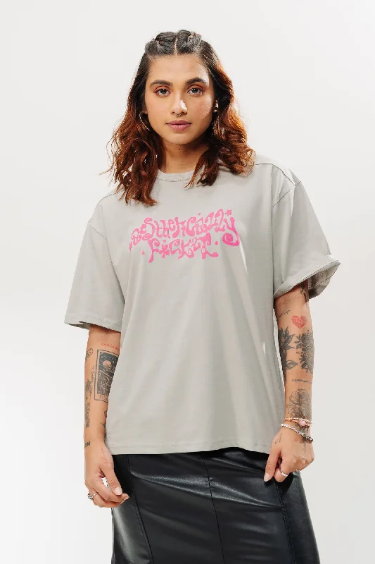 Modern Women's Apparel Grey Aesthetic Tees