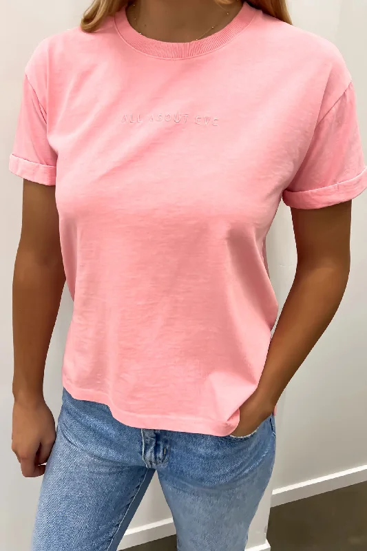 Women's Activewear Apparel AAE Washed Tee Pale Pink