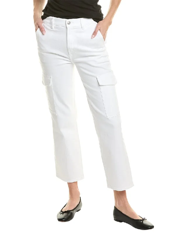 Women's Fashion Essentials 7 For All Mankind Logan Bright White Cargo Jean