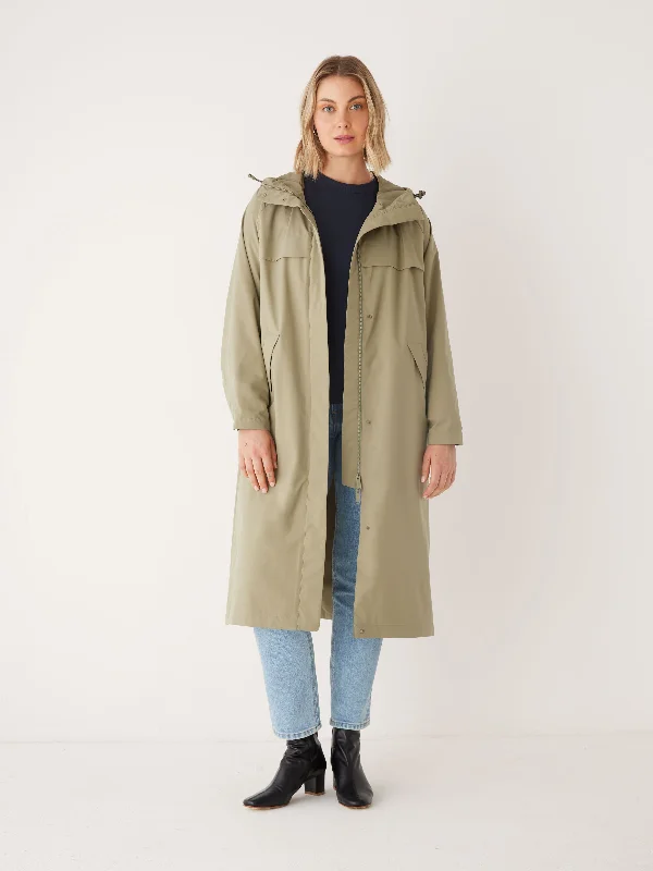 Women's Activewear Outfit The Anorak Rain Jacket in Weeping Willow