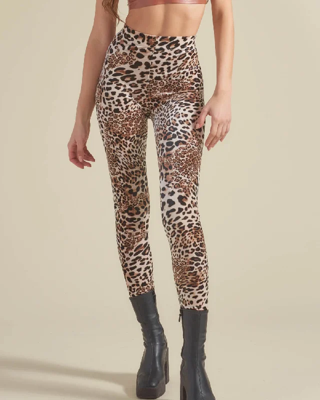 Timeless Women's Fashion Styles Arabian Leopard Velvet Leggings | Women's