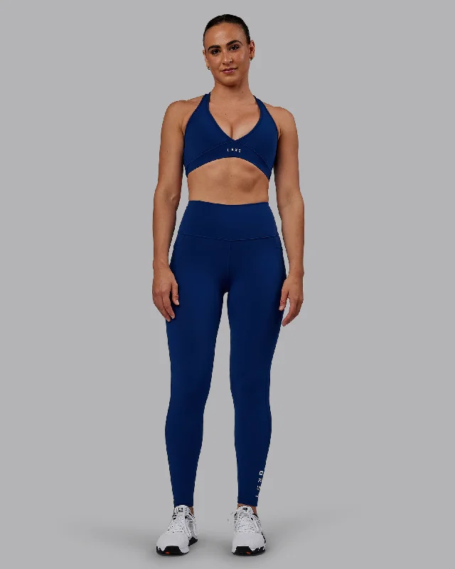 Women's Cozy Outfit For Lounging Flux Full Length Leggings - Midnight Blue