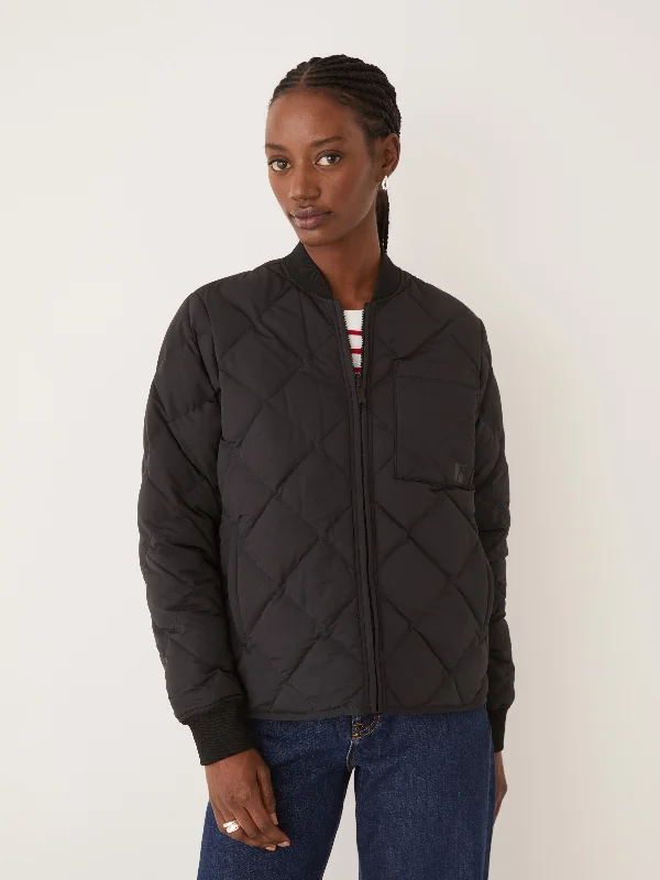 Women's Casual Wear Outfit The Skyline Reversible Bomber in Black