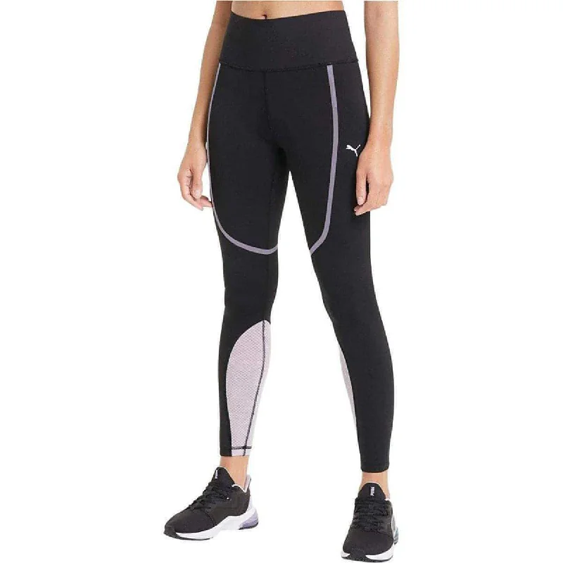 Women's Wardrobe Apparel Puma Train Bonded High Waist Womens Long Training Tights - Black