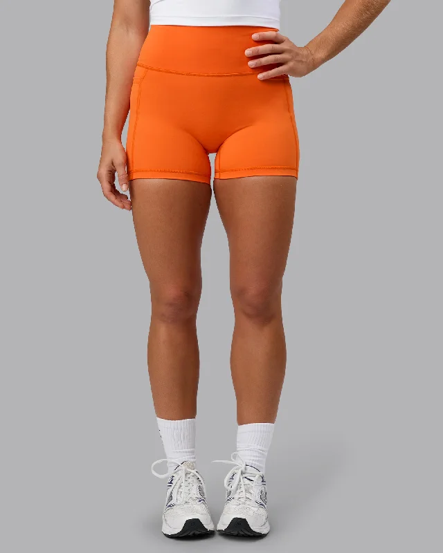 Women's Elegant Apparel Fusion X-Shorts With Pockets - Mandarin