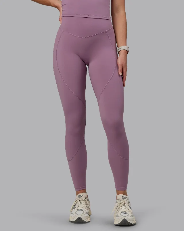 Women's Comfortable Garments Blaze Full Length Leggings - Grape