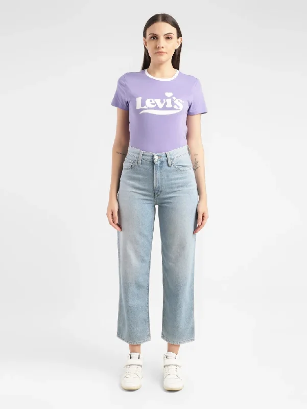 New Arrival Discount Women's High Rise Ribcage Straight Fit Jeans