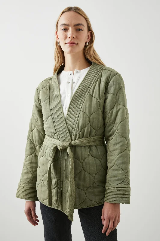 Women's Workout Garments MONTEREY JACKET - WASHED OLIVE