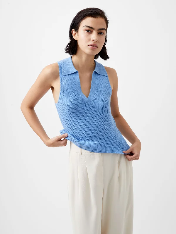 Elegant Women's Clothing Online Cosysoft V Neck Sleeveless Sweater