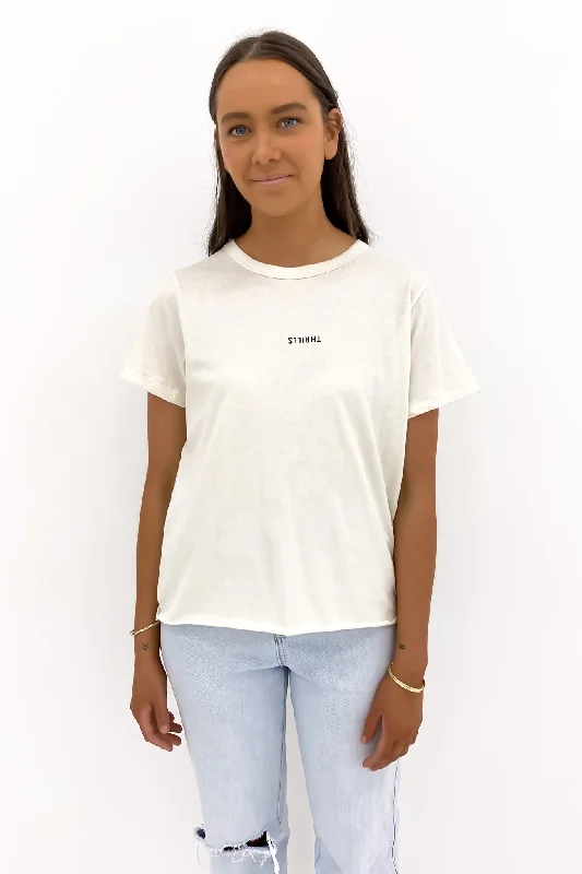 Women's Work Apparel Minimal Thrills Relaxed Tee Heritage White