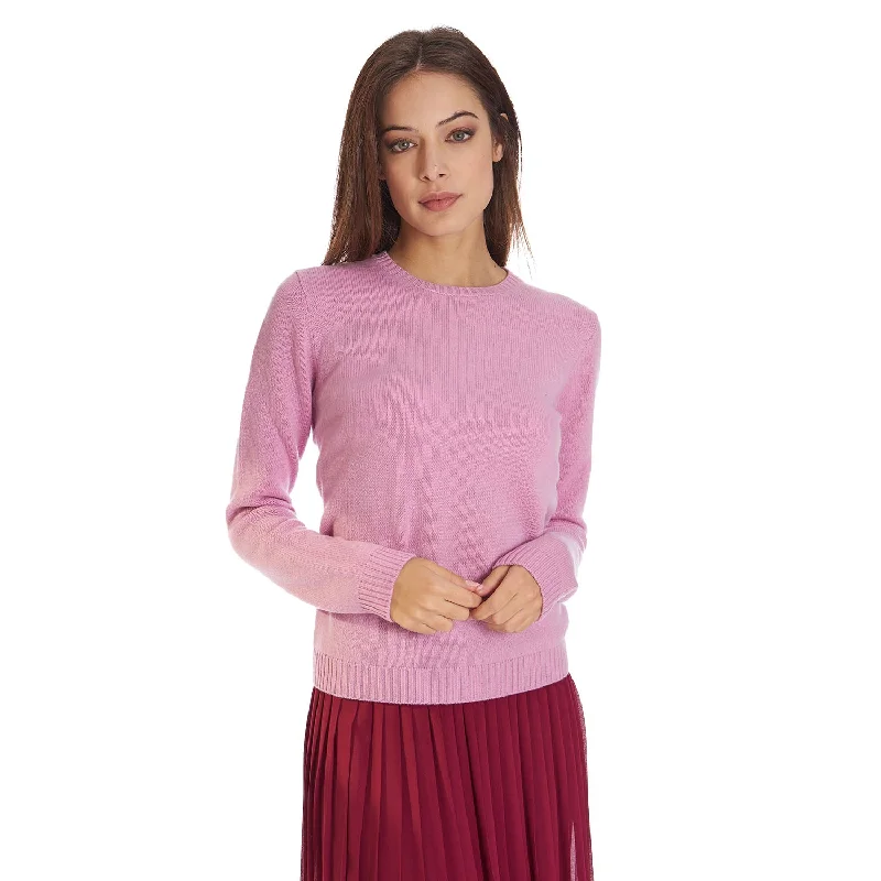 Sustainable Women's Apparel PINK CREWNECK