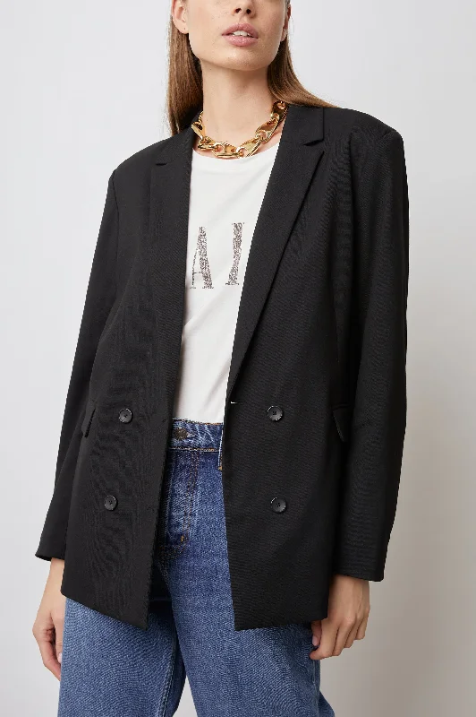 Women's Resort Garments JAC BLAZER - BLACK TWILL