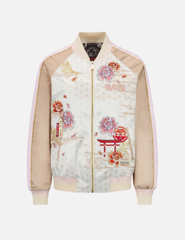 Women's Evening Garments Japanese Painting Embroidery Souvenir Jacket