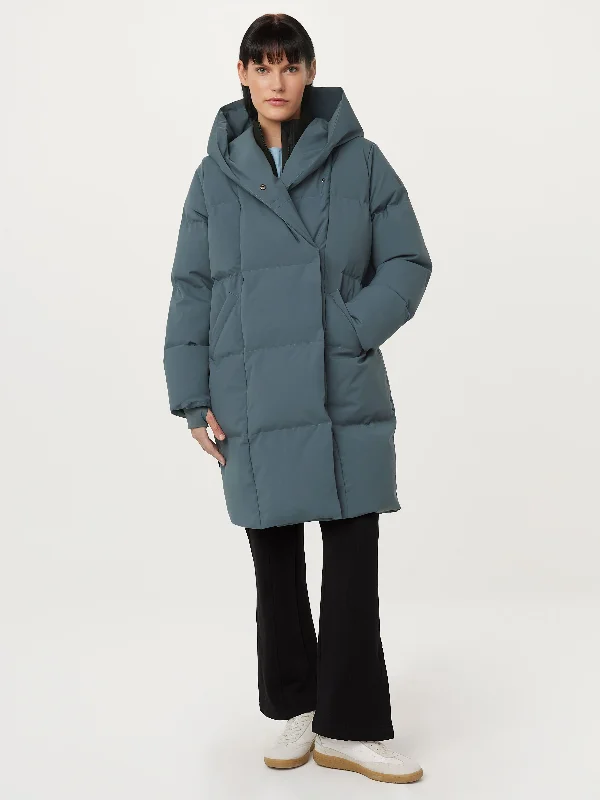 Exclusive Women's Fashion Collection The Hygge Puffer Coat in Slate